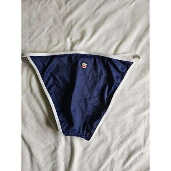 Vintage Paul Frank Womens Bikini, Julius the Monkey, Blue, Bathing Suit, Large - Picture 5 of 6